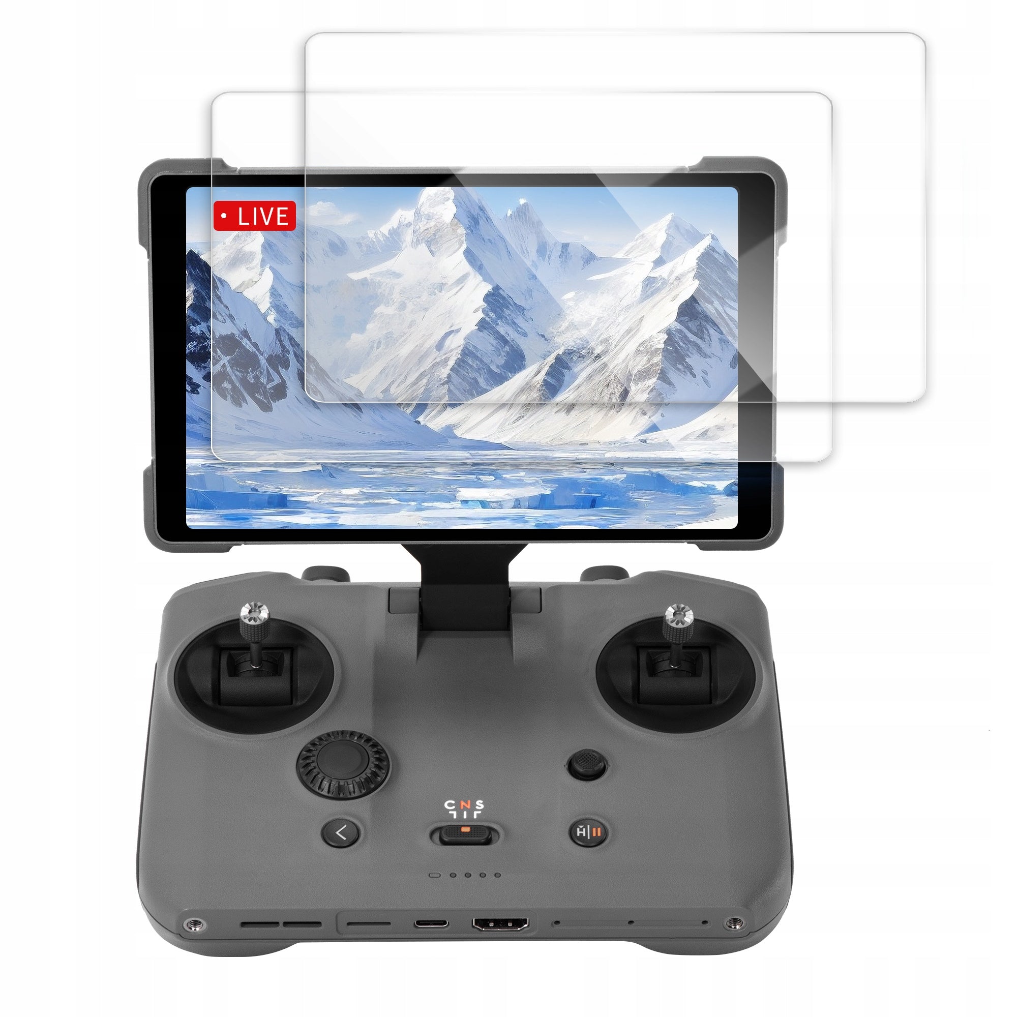 2 PACK TEMPERED GLASS SCREEN PROTECTOR FILM FOR DJI RC PRO 2 MAVIC 4 PRO