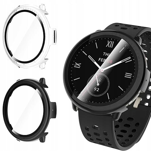 2 PC CASES COMPATIBLE WITH XIAOMI REDMI WATCH 5 ACTIVE steel for home
