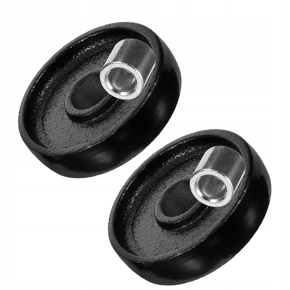 2 PCS BLACK STEEL FRONT WHEELS FOR LIFT, UNIVERSAL Brand no brand