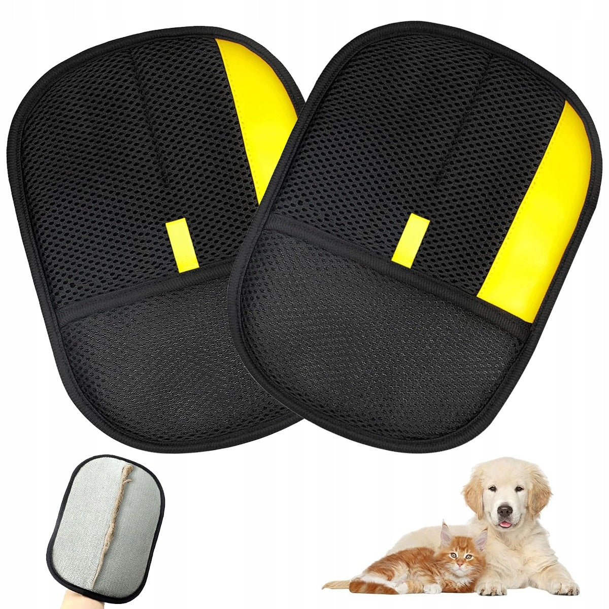 2 PCS HAIR REMOVAL GLOVES FOR PET CATS AND DOGS Brand no brand