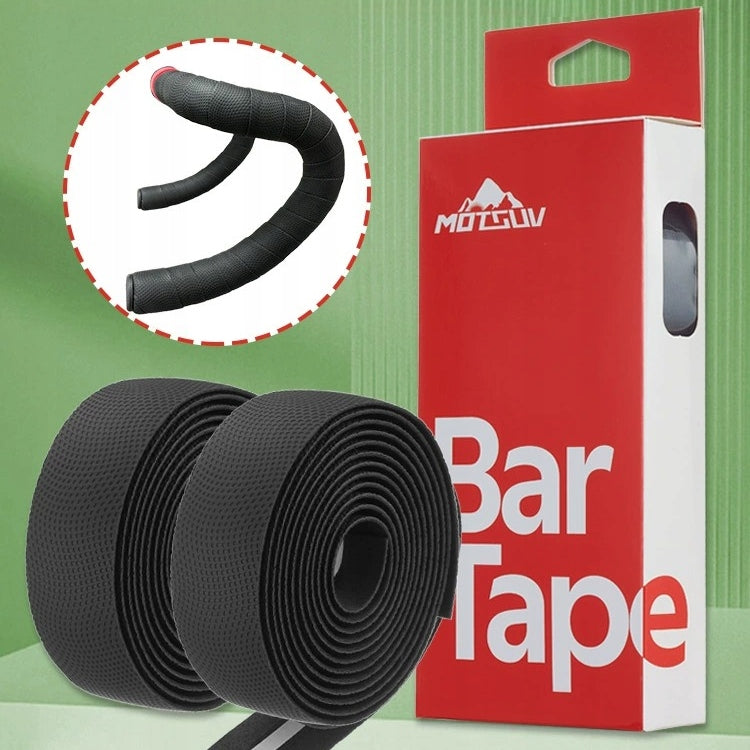 2 PCS HANDLEBAR BIKE TAPE FOAM BLACK ROAD GRAVEL THICK Packaging status original