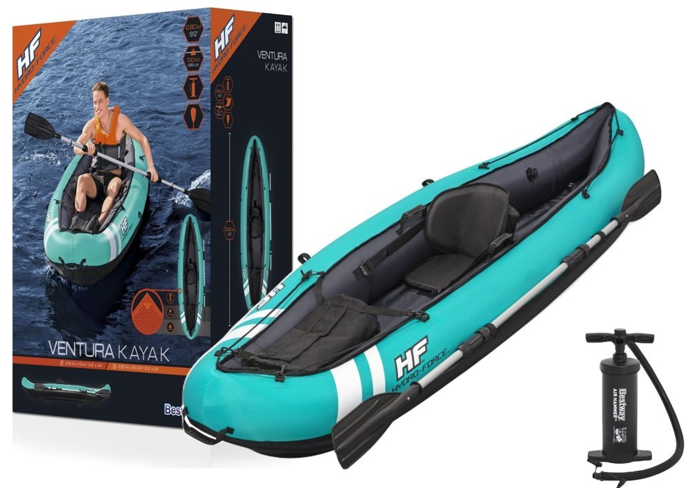2 PCS Inflatable Kayak 280 x 86 x 40 cm Bestway 65118