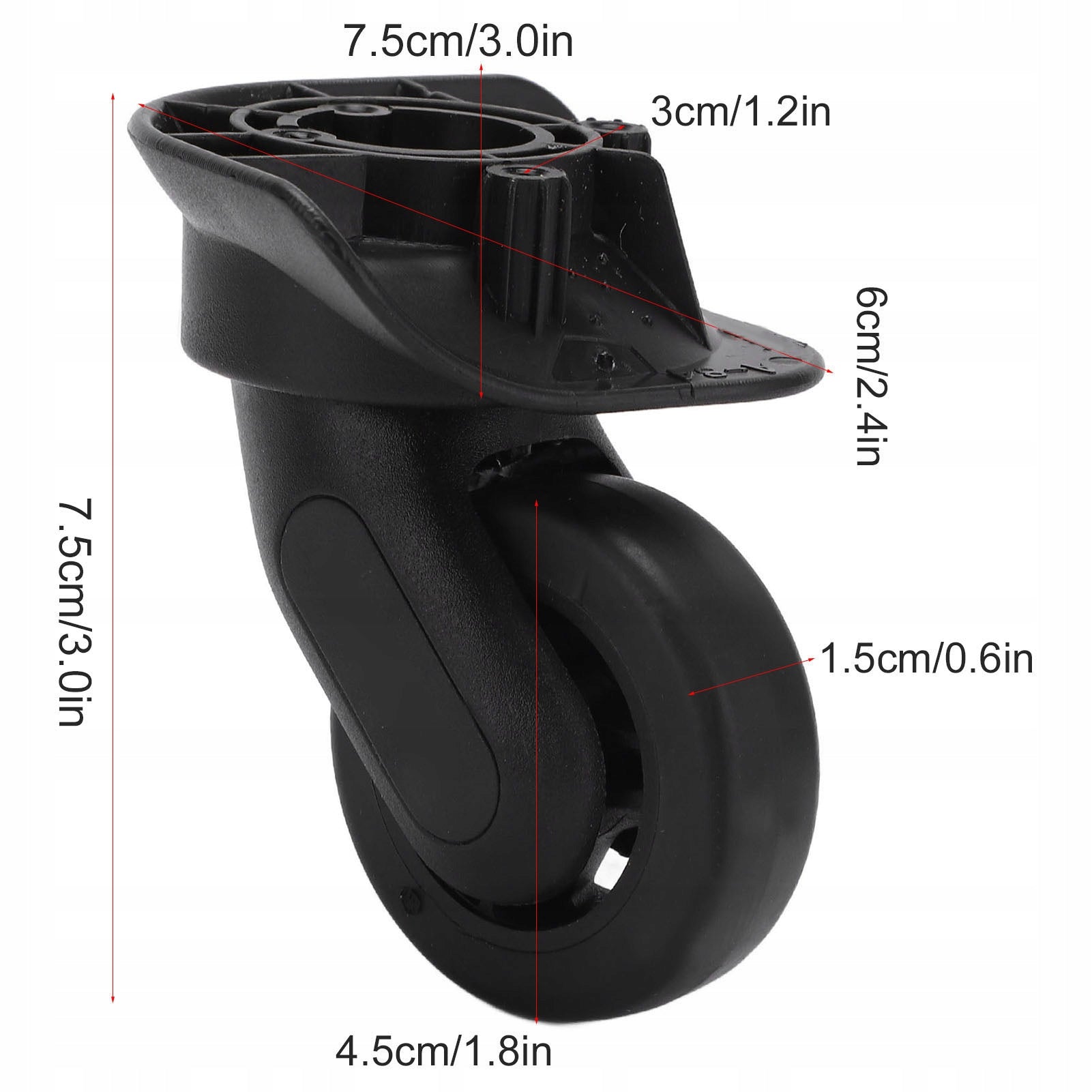 2 PCS PRESSURE RESISTANT SUITCASE WHEEL A84 Brand no brand