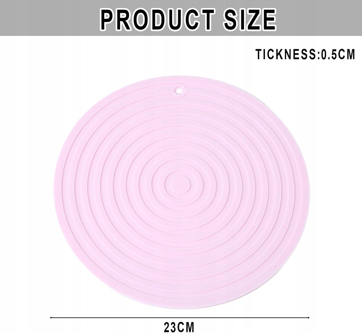 2 PCS ROUND SILICONE THERMAL PADS FOR TABLE 24CM Manufacturer code NA