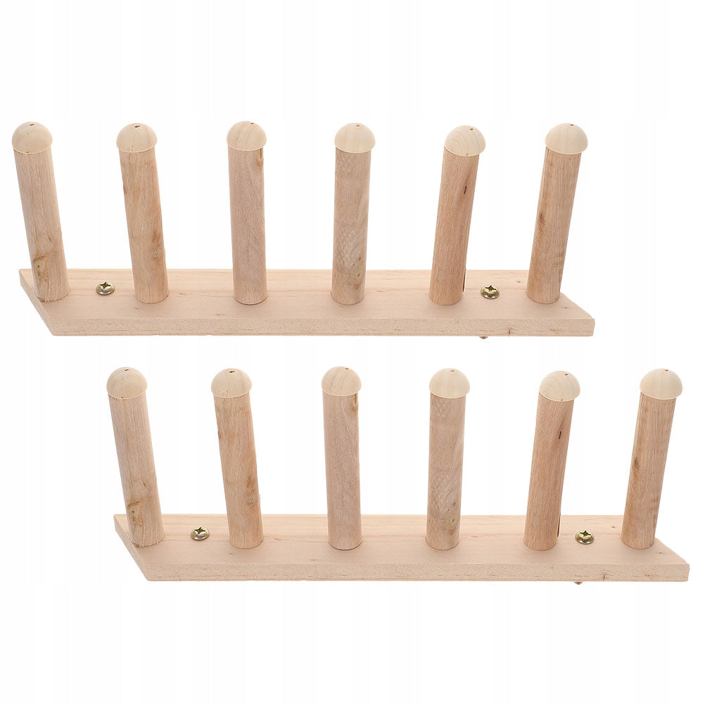2 PCS SAFE WOODEN CAT SHELVES AND LADDERS FOR MOUNTING ON Material wood