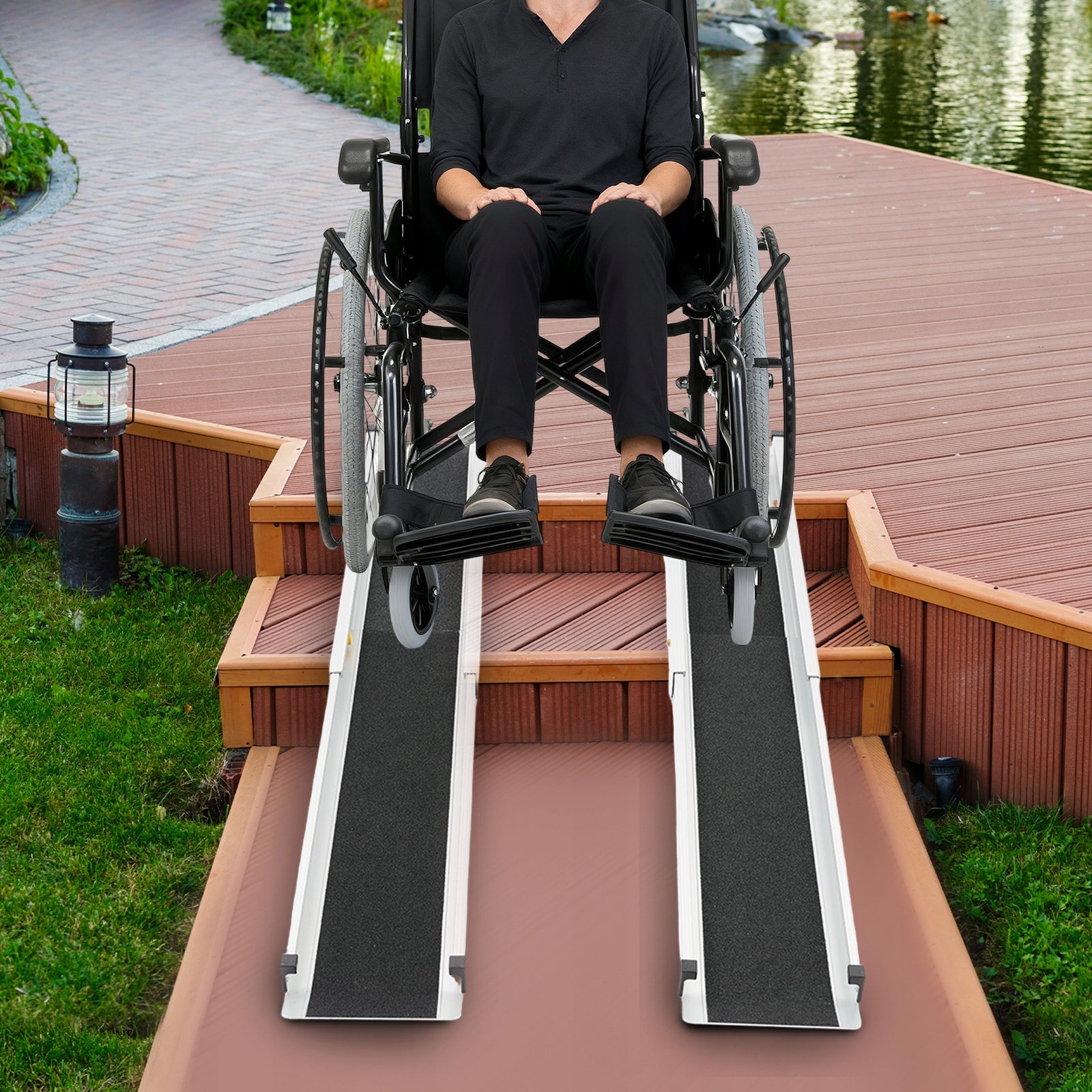 2 PCS TELESCOPIC WHEELCHAIR DRIVEWAYS ALUMINUM WHEELCHAIRS 122CM 300 kg Manufacturer code vdsgdgdsegr