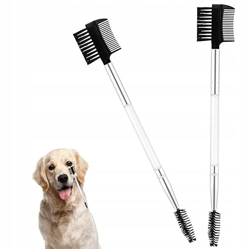 2 PCS TWO-GLASS DOG EYE COMB TWO-GLASS PLASTIC COMB