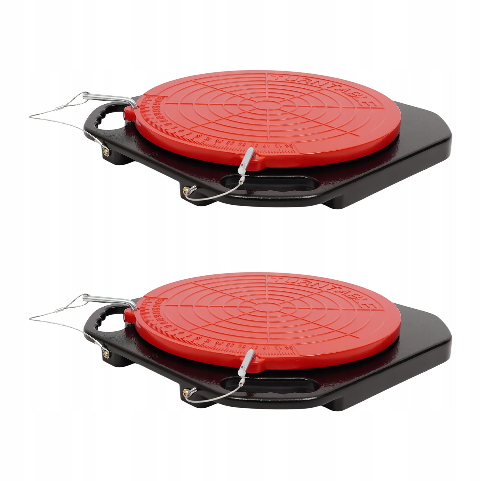 2 PCS WHEEL ALIGNMENT TURN PLATES TOOL 360° ROTATING EACH CAPACITY 2T