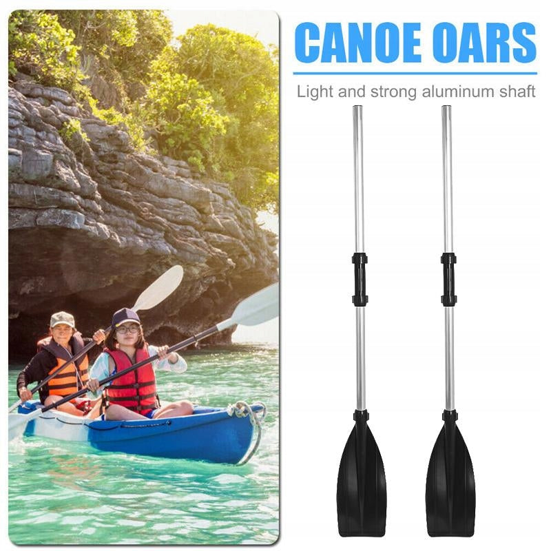 2 PIECE ADJUSTABLE 126CM ALUMINUM ALLOY PADDLE Length 11 cm
