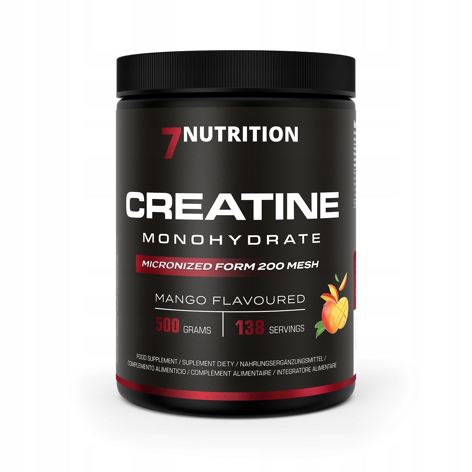 2 PIECES - 7NUTRITION Creatine Mango Monohydrate - mango flavour (500 g)