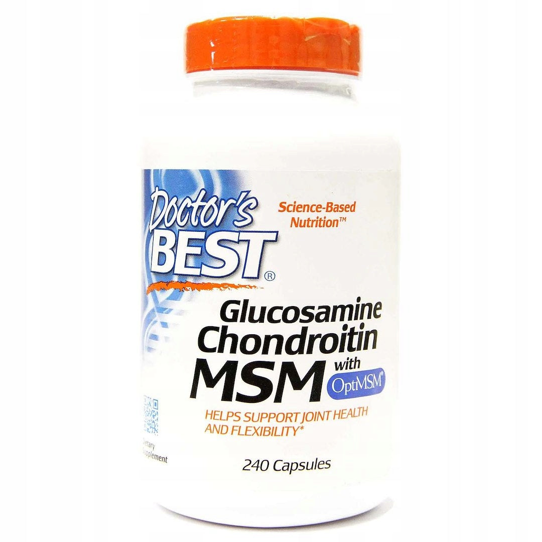 2 PIECES - DOCTOR'S BEST Glucosamine + Chondroitin + MSM (240 caps.)