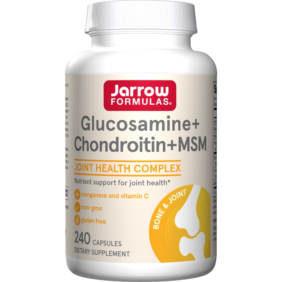 2 PIECES - JARROW FORMULAS Glucosamine, Chondroitin and MSM (240 caps.)
