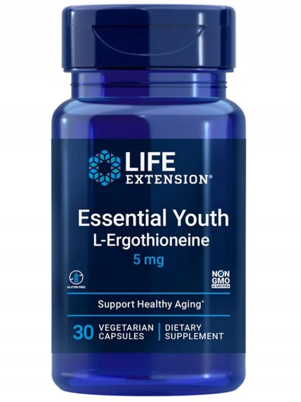 2 PIECES - LIFE EXTENSION Essential Youth L-Ergothioneine (30 caps.)