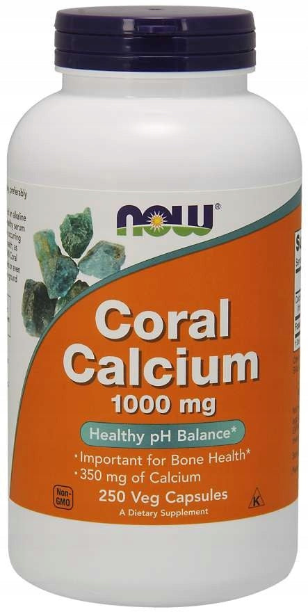 2 PIECES - NOW FOODS Coral Lime (Coral Calcium) - Lime 1000mg (250caps