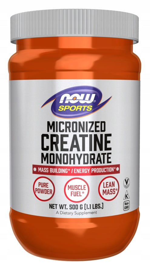 2 PIECES - NOW FOODS Creatine Monohydrate, Micronized - Powder (500 g)