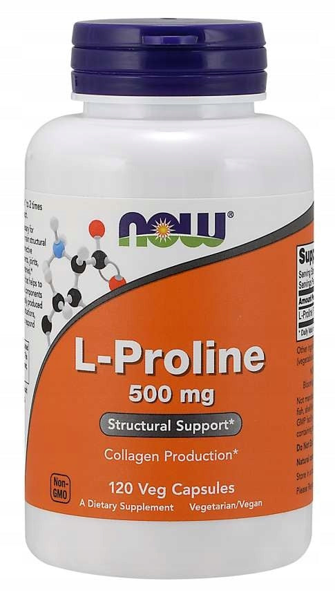 2 PIECES - NOW FOODS L-Proline (120 caps.)