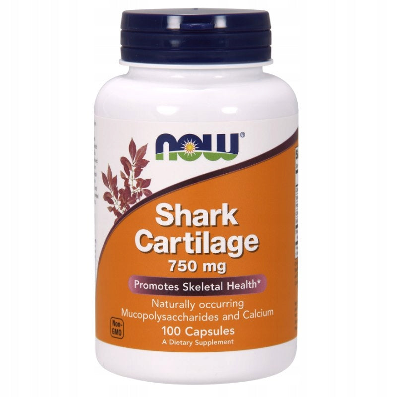 2 PIECES - NOW FOODS Shark Cartilage - Shark Cartilage (100 caps.)