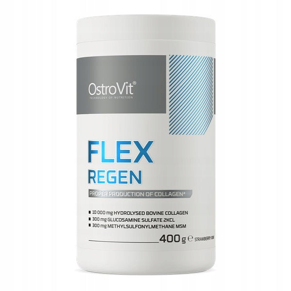 2 PIECES - OSTROVIT Flex Regen - strawberry-kiwi flavour (400 g) Packaging status original