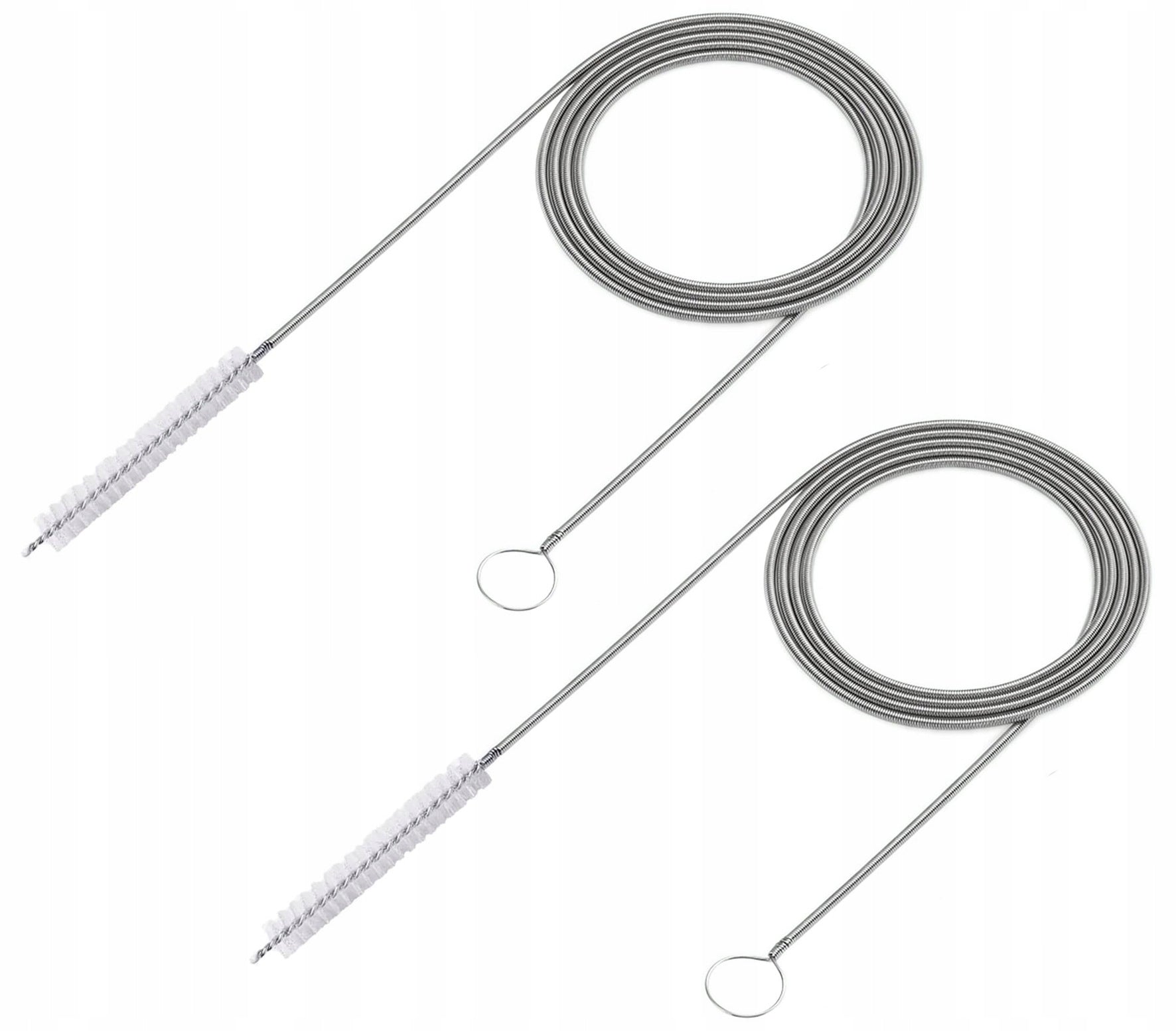 2 PIECES SLOTTED BRUSH SQUEEGEE FOR REFRIGERATOR DRAIN CLEANING