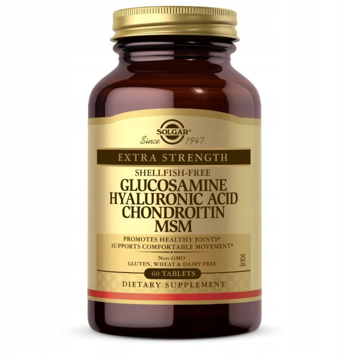 2 PIECES - SOLGAR Glucosamine Hyaluronic Acid Chondroitin and MSM (60 tabl)