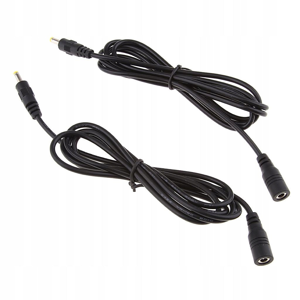 2 Pack DC Power 4.0mmx1.7mm Jack Female to Male