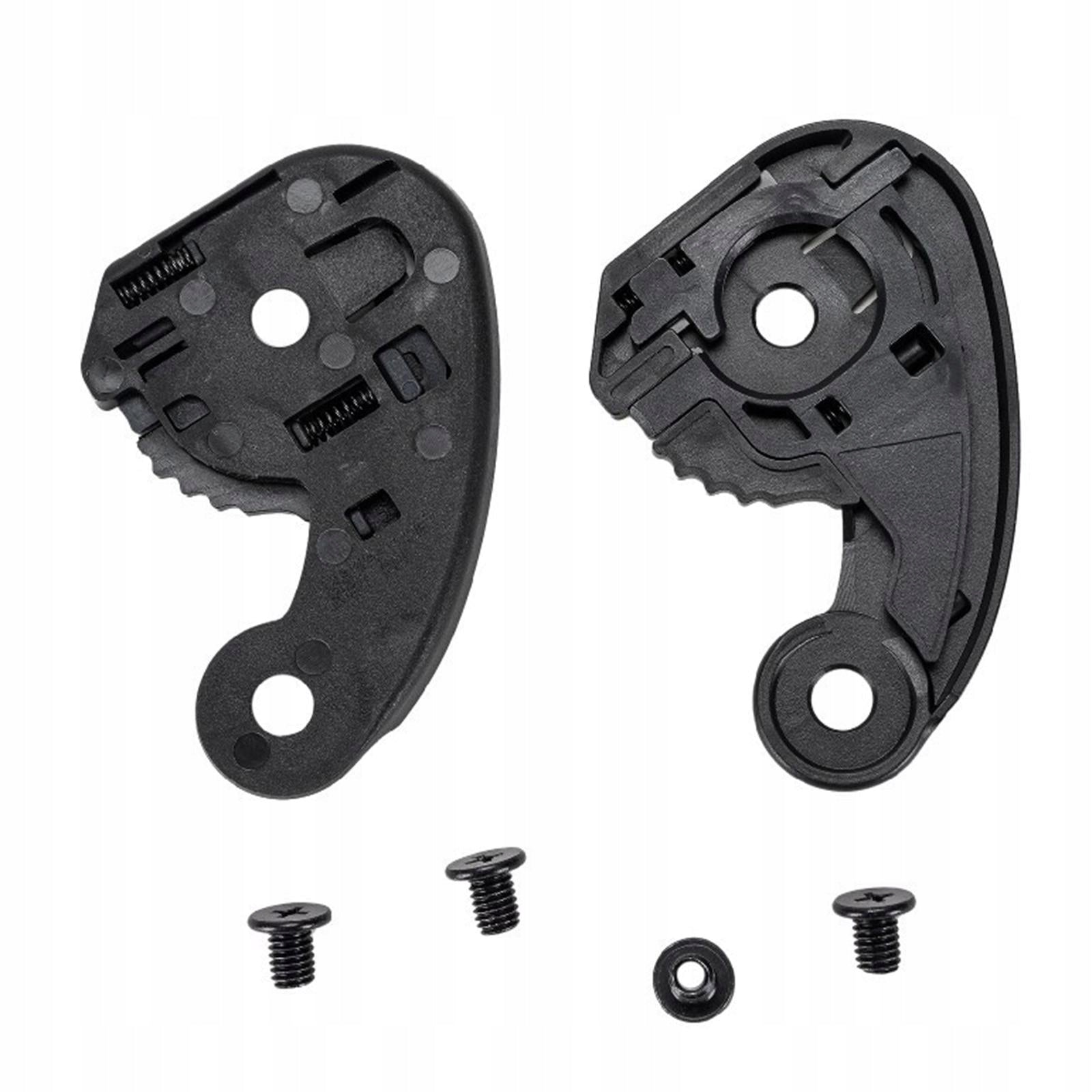2 Pack Motorcycle Helmet Shield Base Black Helmet Parts Replacement Visor Packaging status original