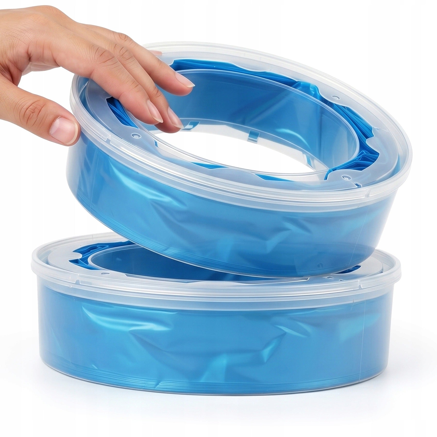 2 Pcs DO ANGELCARE Diaper Basket Container Cartridge Packaging status original
