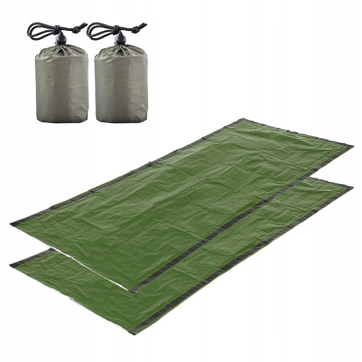 2 Pcs Emergency Bun with Storage Bag Portable Lightweight 8Z