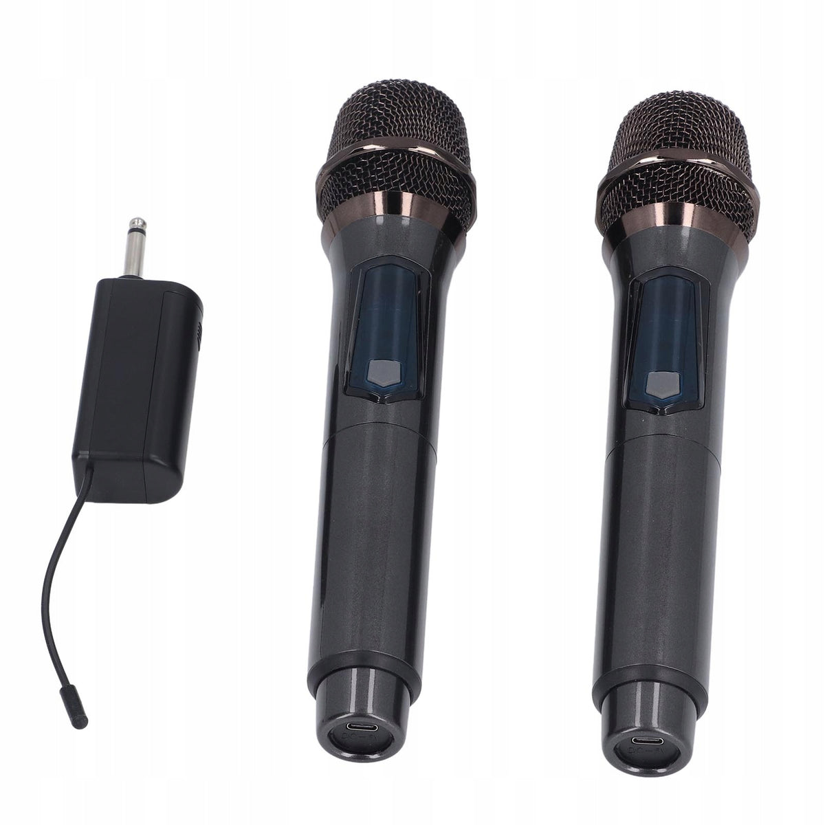 2 Pcs Wireless Microphones with Receiver LED Screen Handheld E2 Kit Manufacturer code AG251107053203