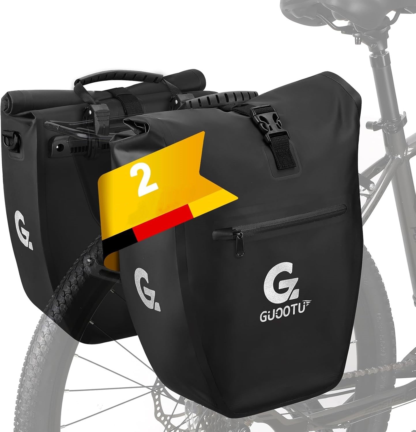 2-Piece Luggage Bag Set 48L Waterproof GUOOTU