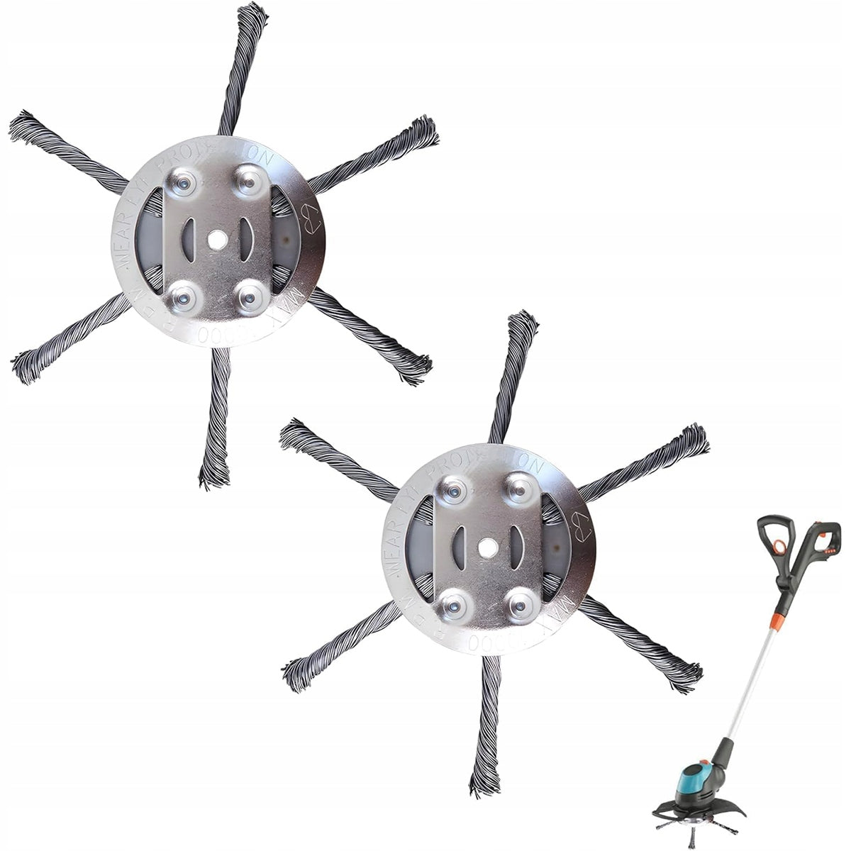 2-Piece Weed Trimmer, Steel Grass Head Manufacturer code 6974800506243