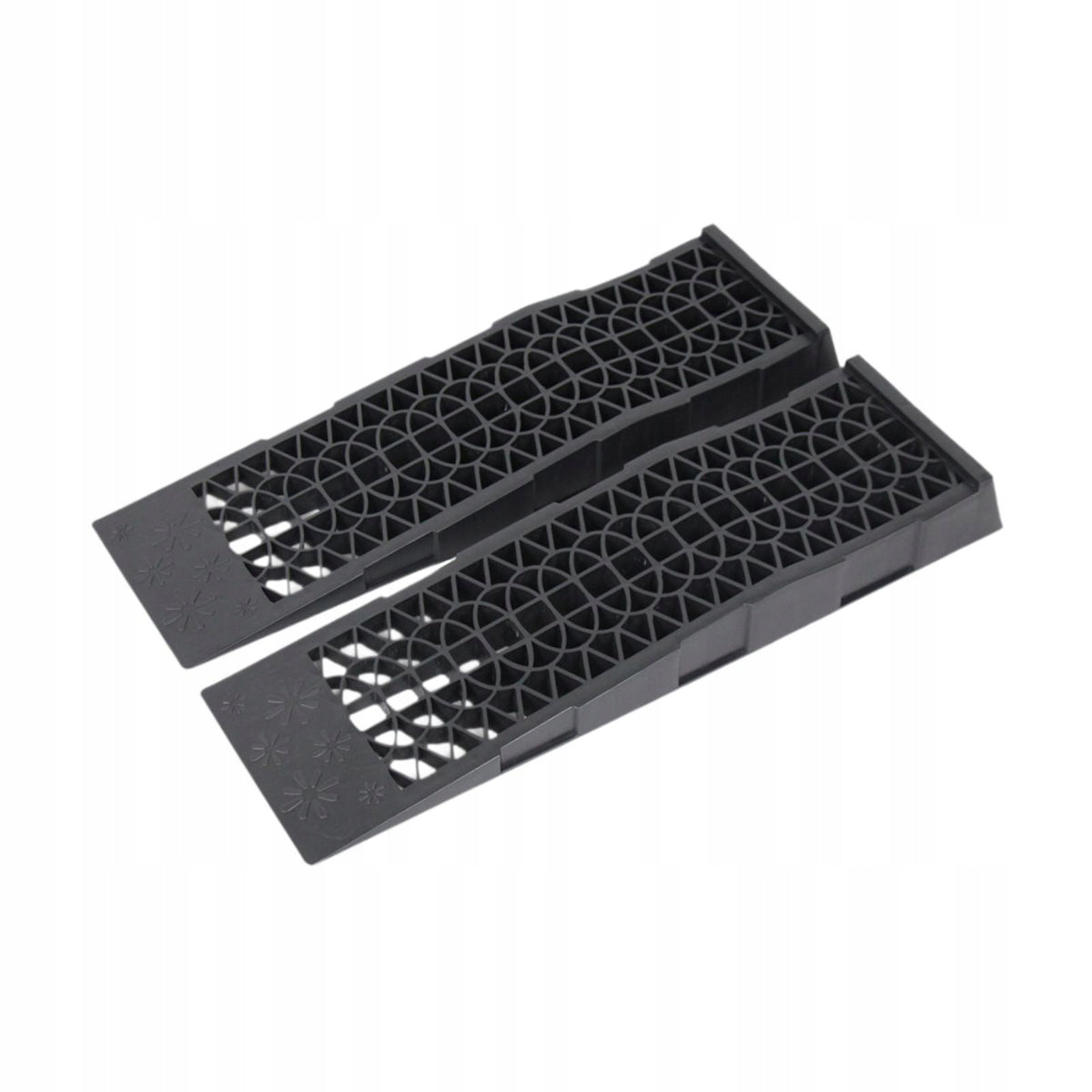 2 Pieces Car Ramps Portable Home Garage Use for Low Chassis Flower Texture Brand no brand