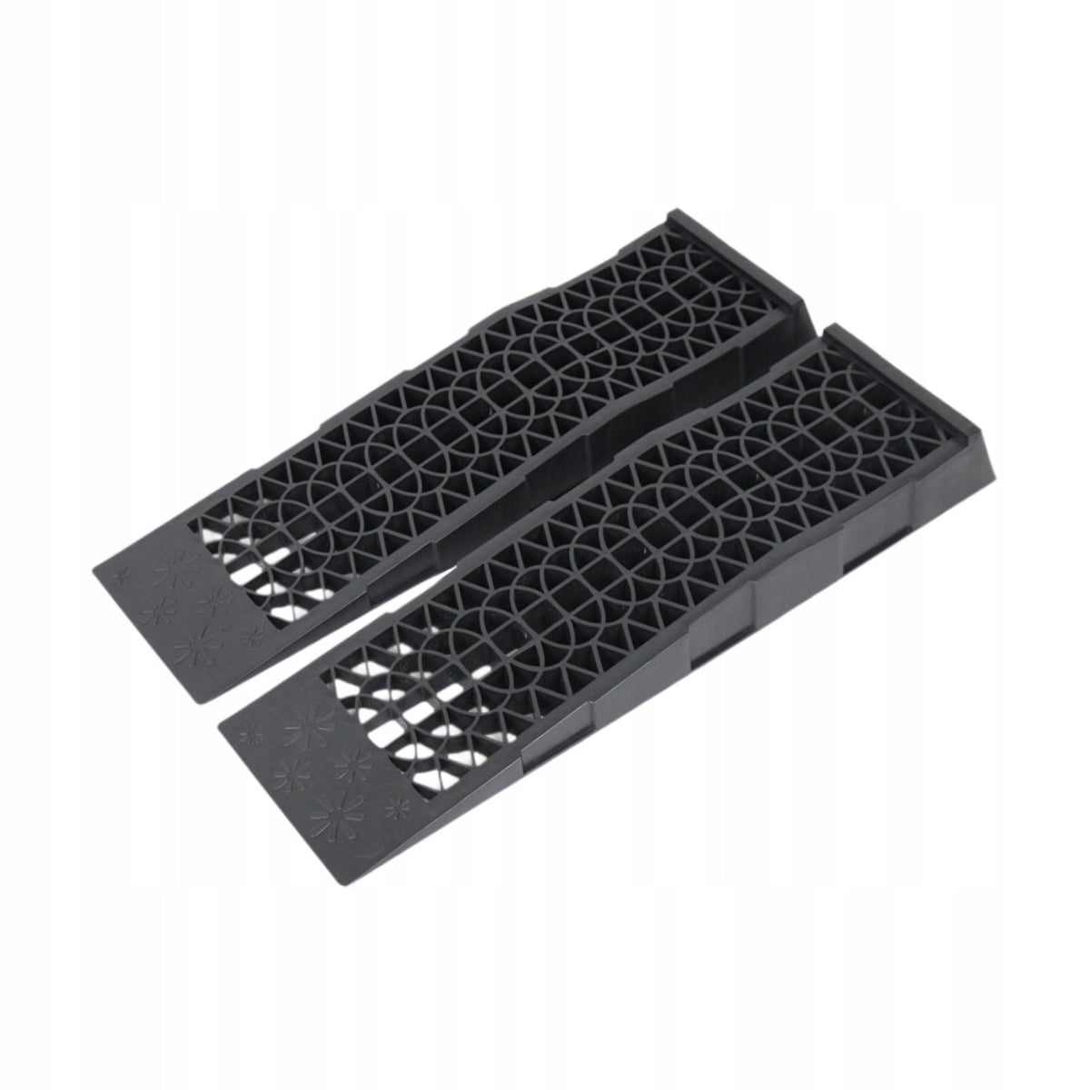 2 Pieces Car Ramps Portable Home Garage Use for Low Chassis Flower Texture Product weight with unit packaging 3.752 kg