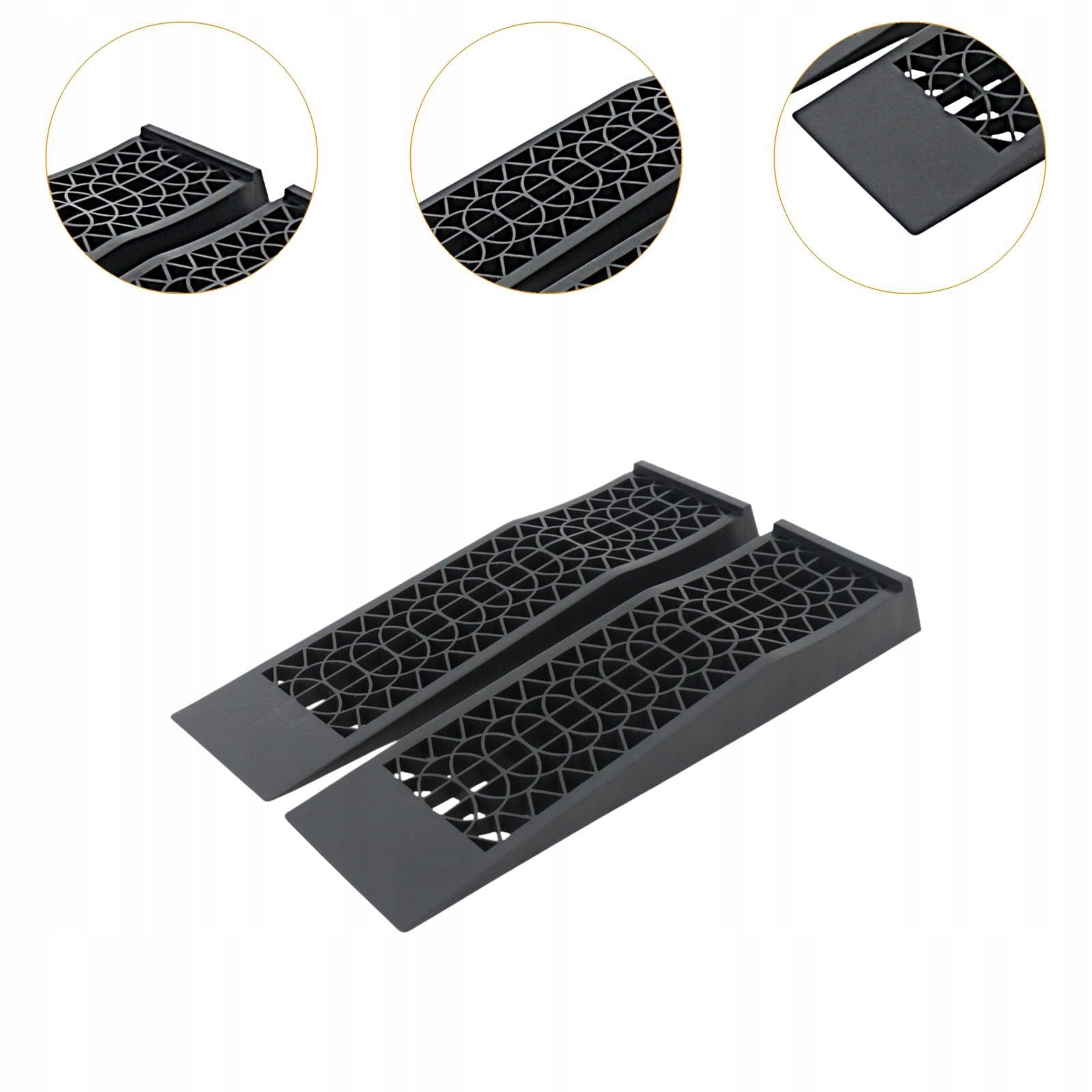 2 Pieces Car Ramps for Jack Support Anti Slip 6600 lbs. no Flower Texture Brand no brand