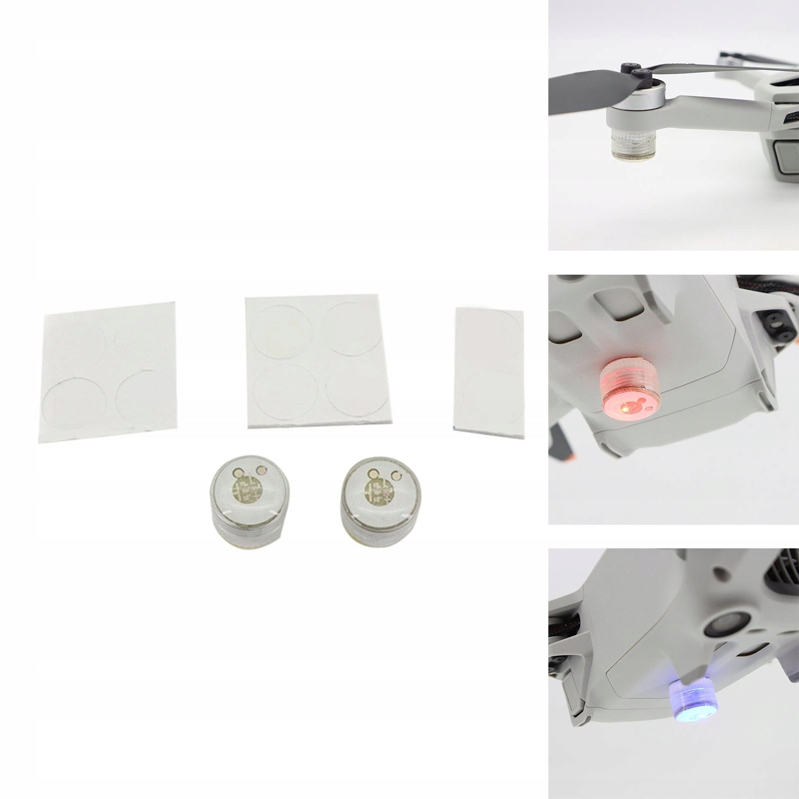 2 Pieces Drone Night Flight Light Night Navigation LED Flash Lamp
