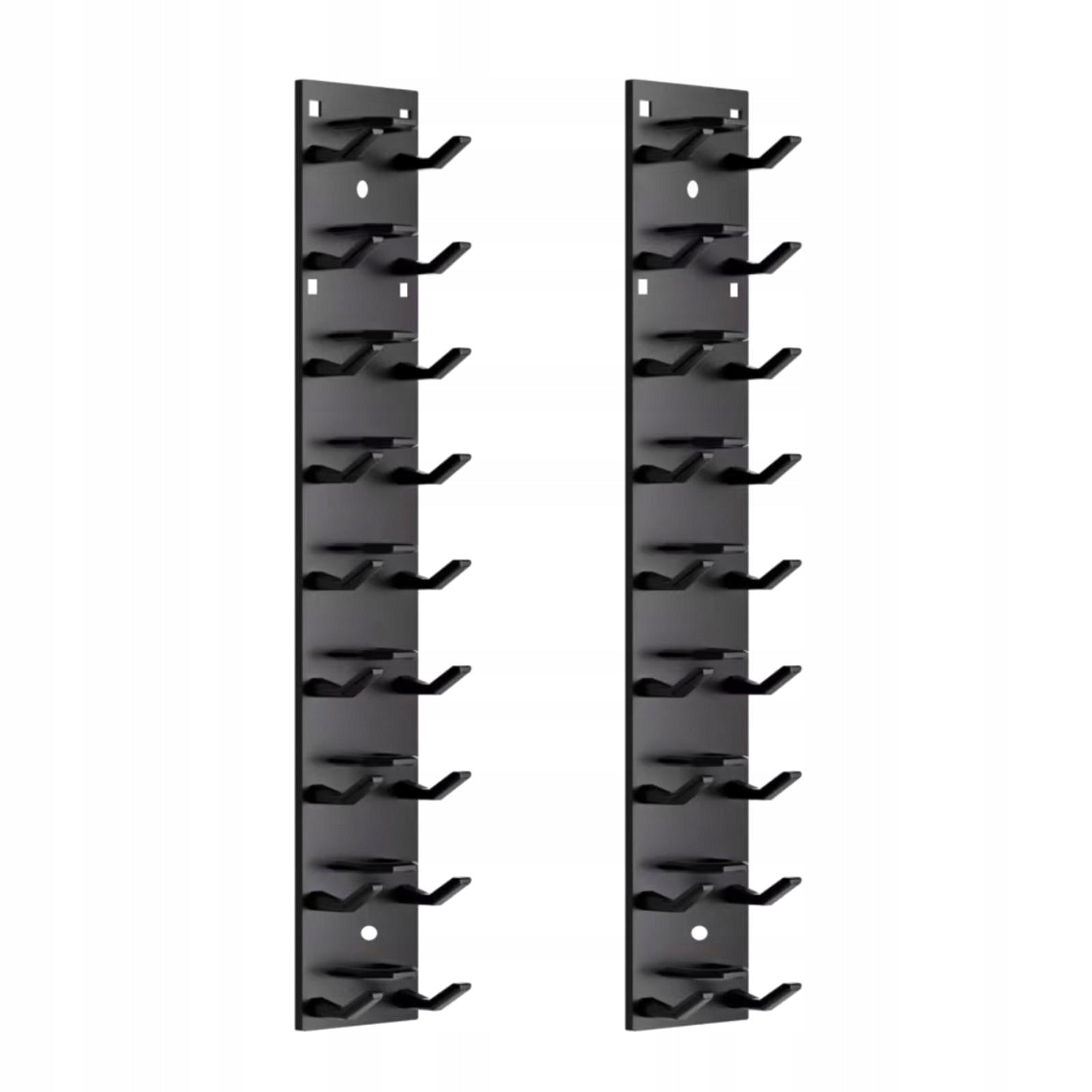 2 Pieces Hat Organizer for Baseball Caps Multipurpose Hat Racks Hat Black