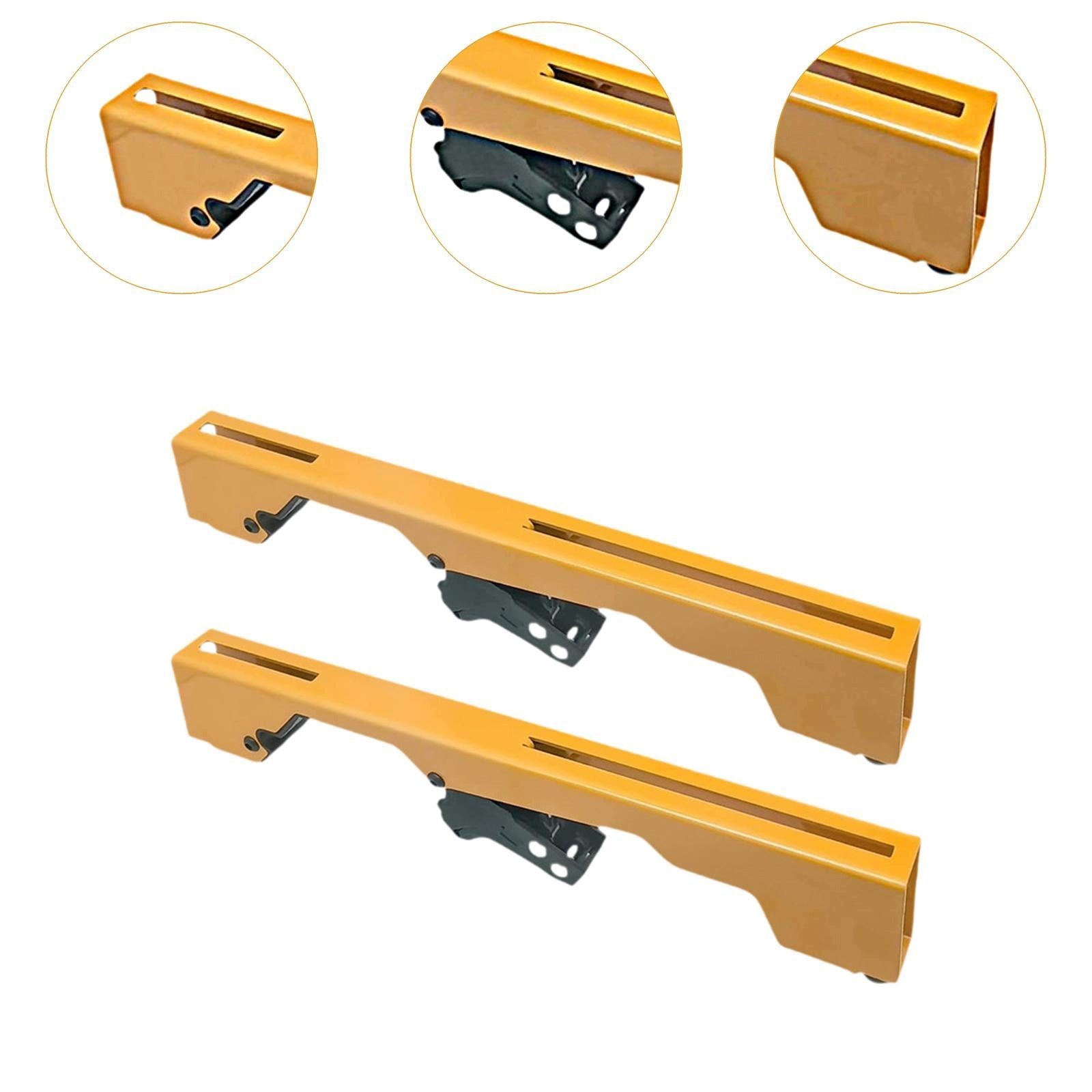 2 Pieces Miter Saw Mount Brackets Replacement Part Alloy Steel Construction Brand no brand
