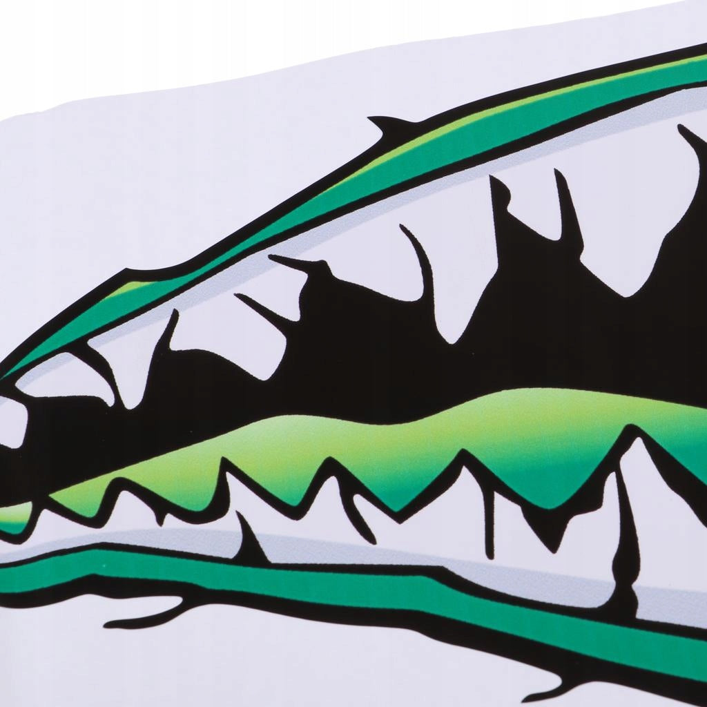 2 Pieces Waterproof Mouth sticker for decals for Kayak Canoe Fishing Green Model naklejki na łodzie rybackie