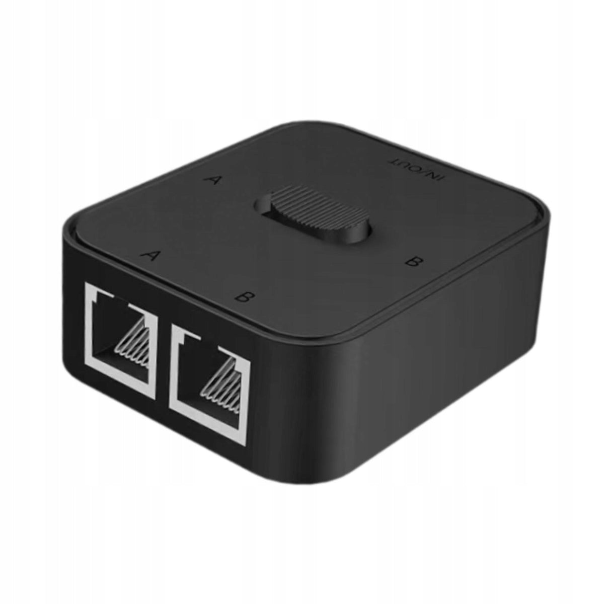 2 Port Gigabit Network Switch Compact Multifunction Two Port LAN Hub Black Manufacturer code 10568055645