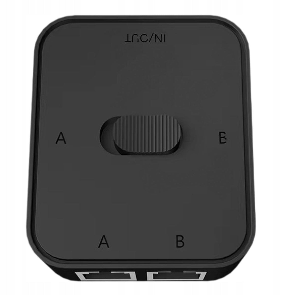 2 Port Gigabit Network Switch Compact Multifunction Two Port LAN Hub Black