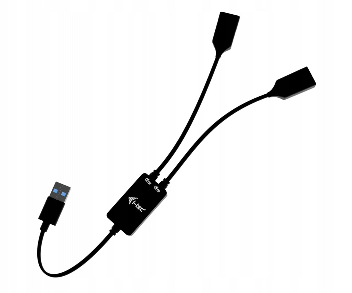 2-Port USB Hub i-tec USB-A Cable Hub (2x USB-A Ports)