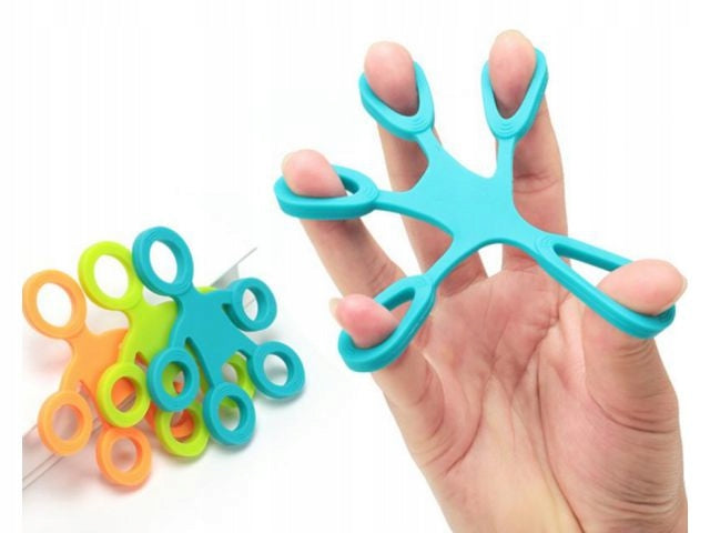 2 RUBBER SETS FOR WRIST FINGER EXERCISES-ZG01 - T0148 - - T0149 Packaging status original