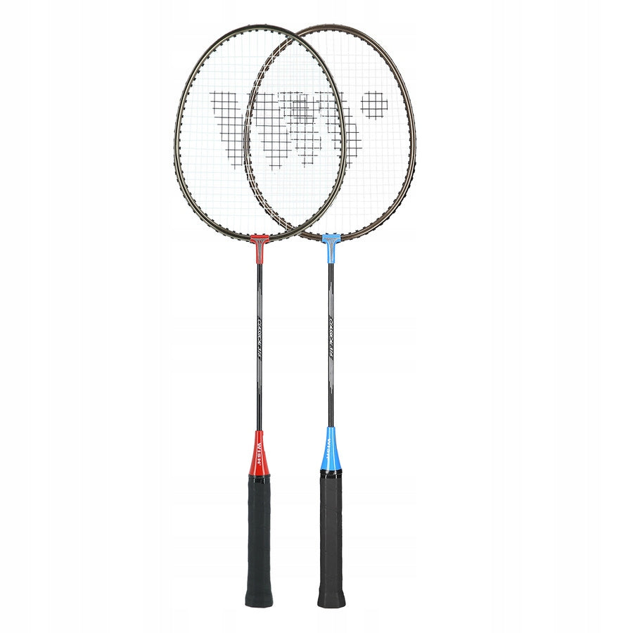 2 Rockets + 3 Nylon Darts Badminton Set In Cover WISH Brand Wish