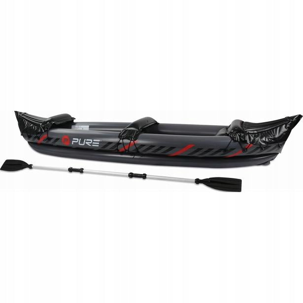 2 SEATER PUMPED KAYAK WITH PADDLE XPRO Pure4Fun 325CM Brand Pure2Improve