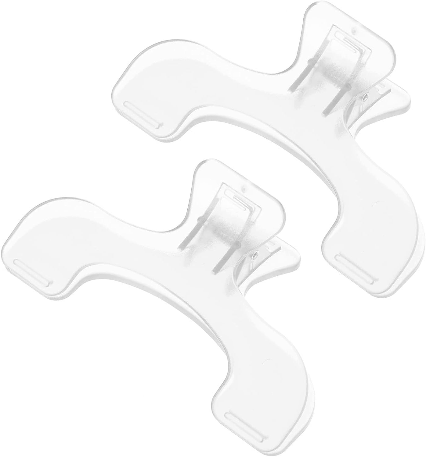 2 STRONG CLEAR BOOK BUCKLES READING PAGE HOLDERS