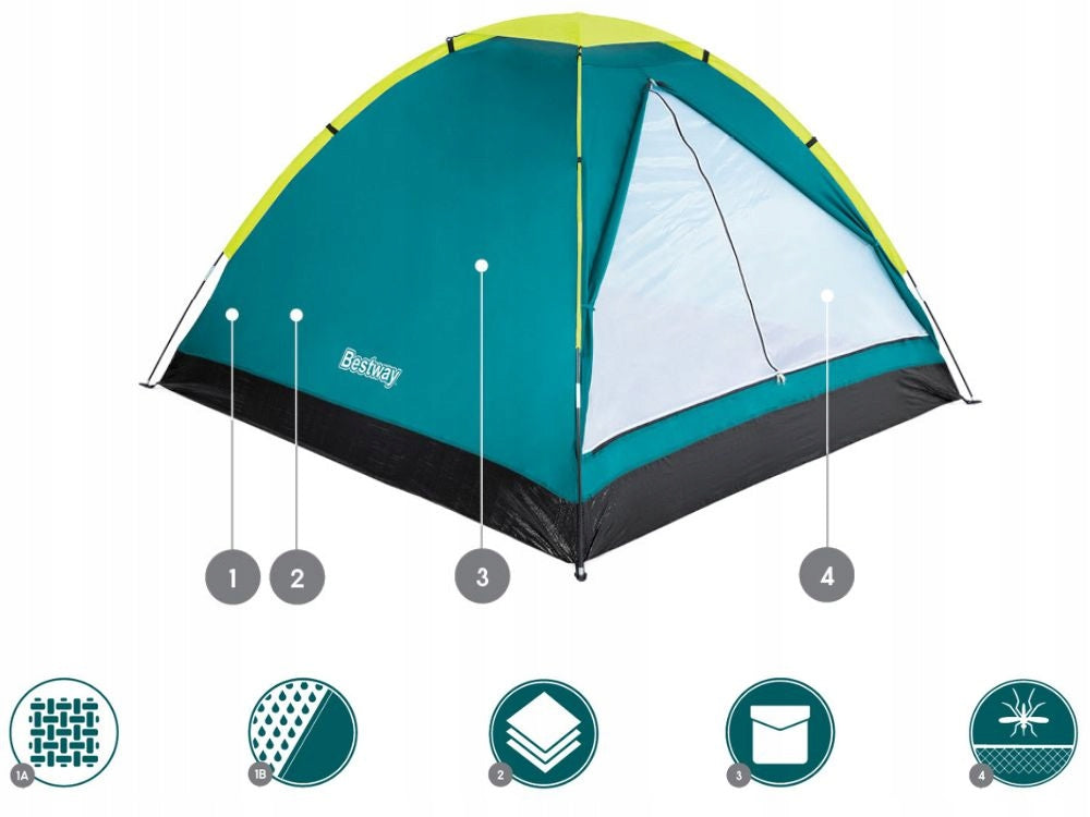 2 Seater Tourist Tent Cool Dome 3 Bestway 68085 EAN (GTIN) 6941607311769