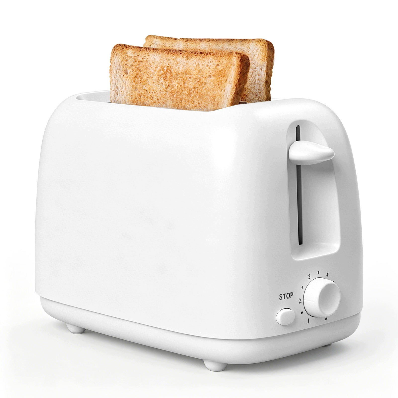 2-Slice Toaster, Toaster with 6 Browning Levels for Bagels, Toast and Bread