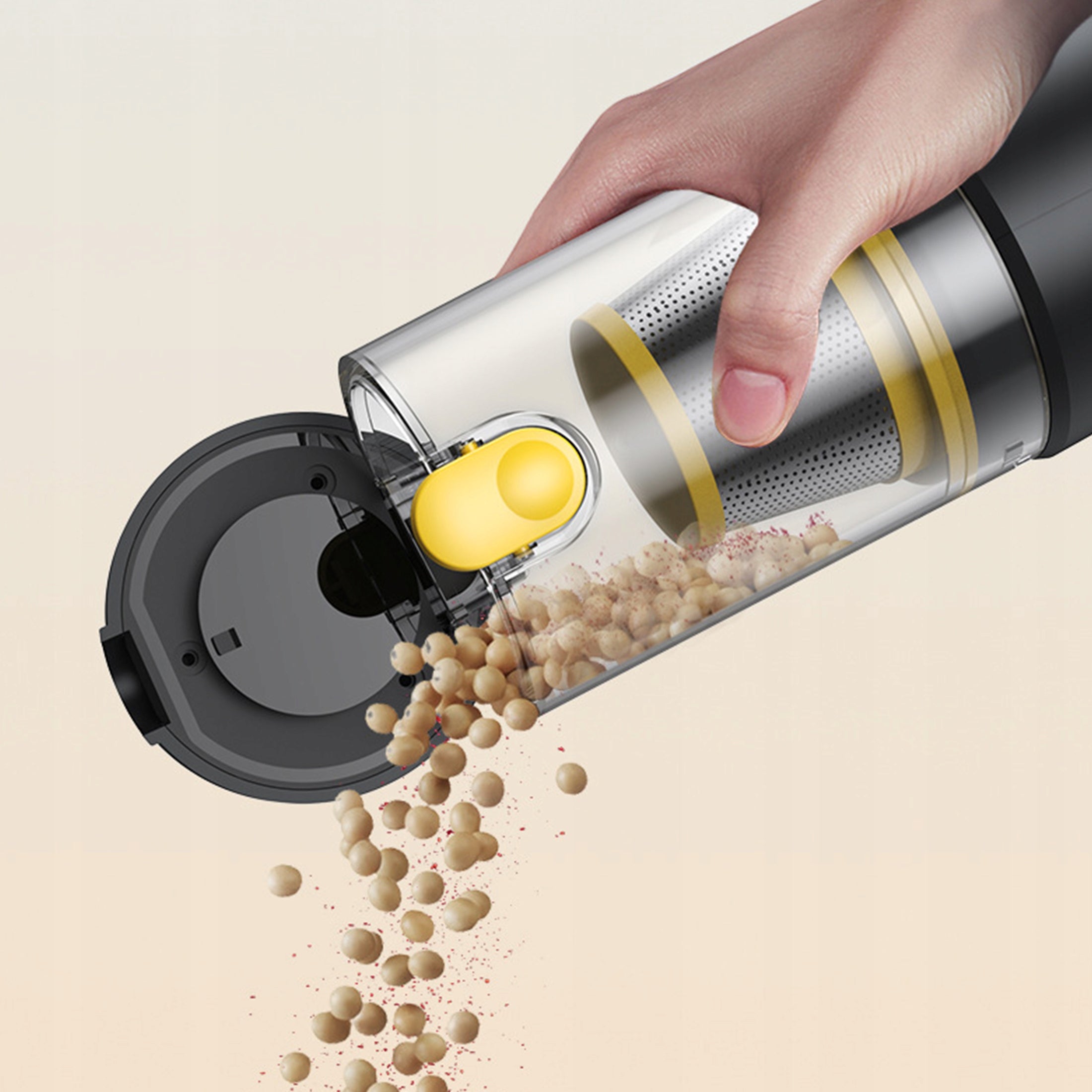 2-Speed Adjustable 4 in 1 Handheld Vacuum Cleaner for Car Home Office Dust container volume 0.2 l