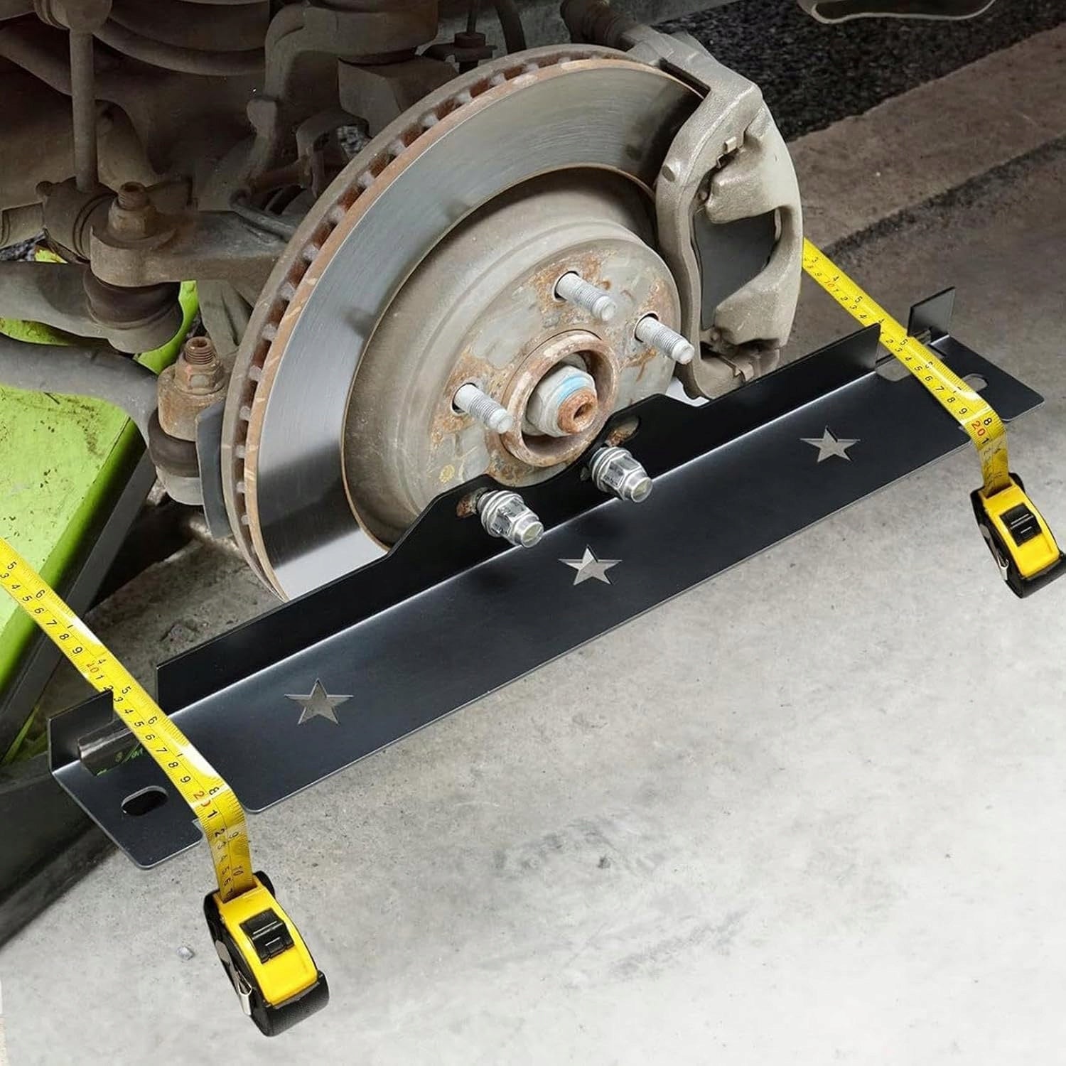 2 Stainless Steel Wheel Convergence Setting Instrument 2 Measuring Tapes Brand Bedee