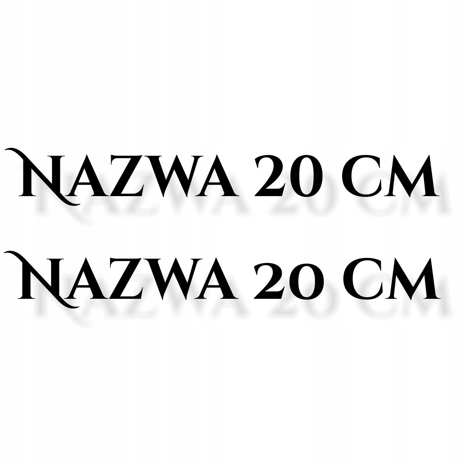2 X BOAT NAME Stickers Waterproof Self Adhesive Scooter Boat 20cm
